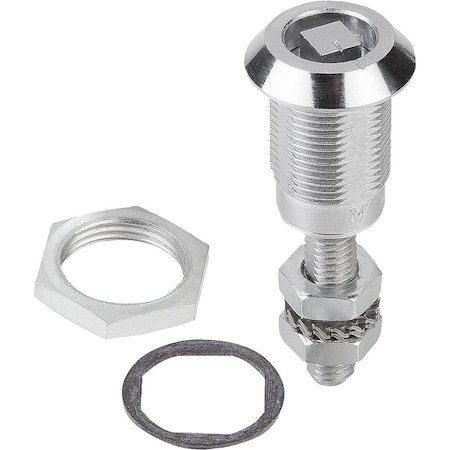 Kipp Compression Latch Adjustable Tongue, H=32, Zinc K0531.18321